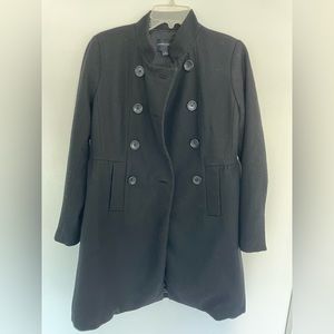 Banana Republic Pea Coat - Black